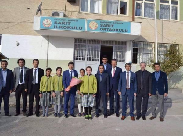 Gaziantep İl Milli Eğitim Müdürü Cengiz METE ve Şahinbey İlçe Milli Eğitim Müdürü Yasin TEPE okulumuzu ziyaret ettiler..